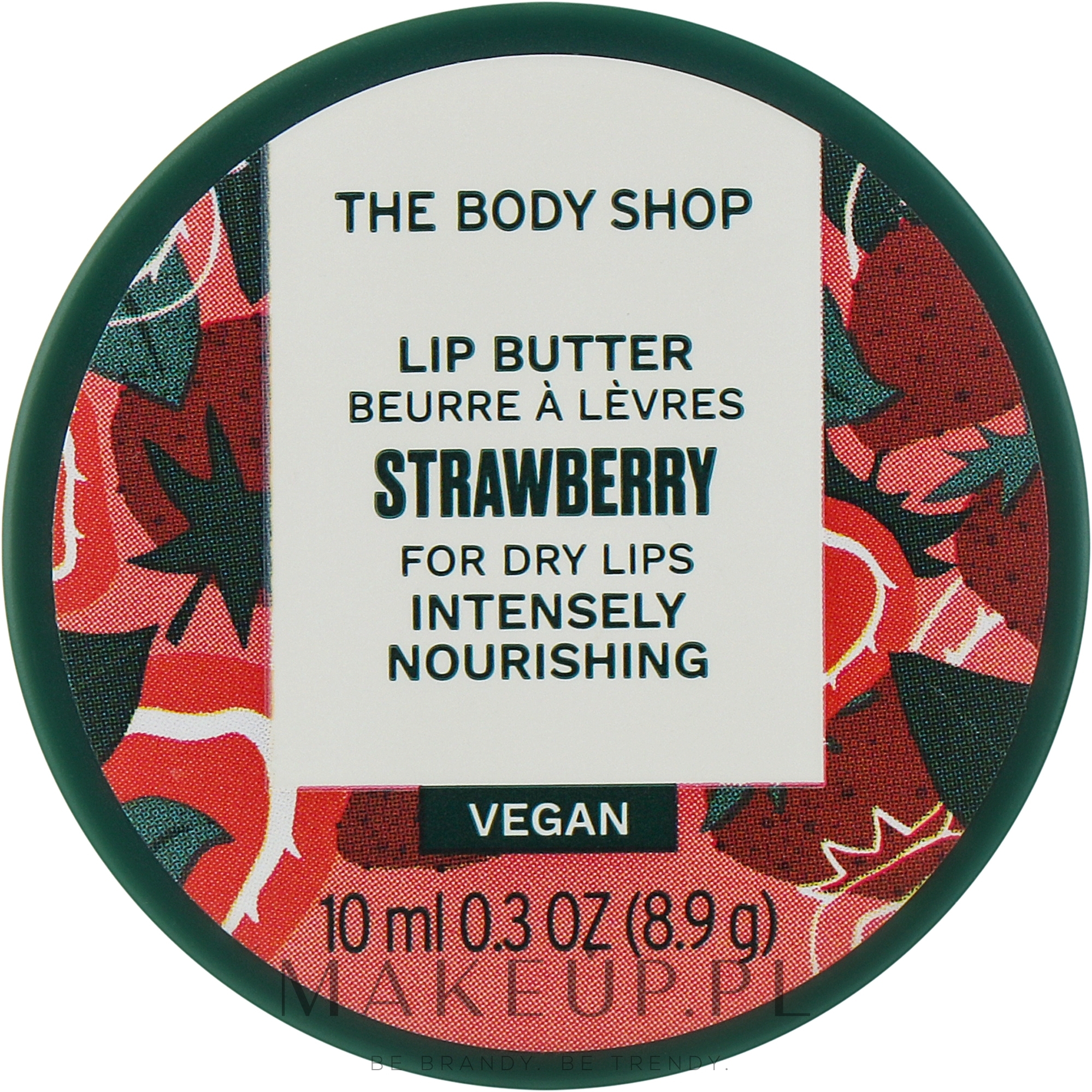 Intensywnie odżywczy olejek do suchych ust Truskawka - The Body Shop Strawberry Lip Butter For Dry Lips Intensely Nourishing — Zdjęcie 10 ml