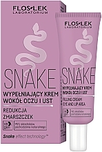 Krem wypełniający do skóry wokół oczu i ust - Floslek Snake — Zdjęcie N1