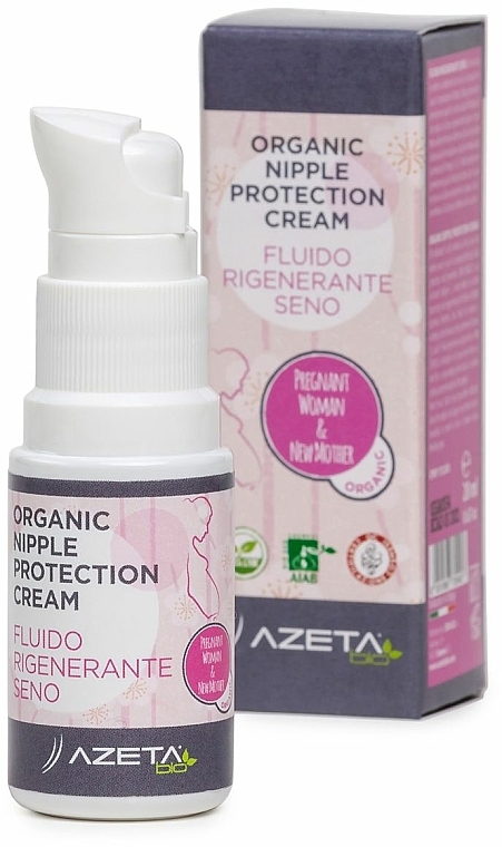Organiczny krem ​​do ochrony brodawek sutkowych - Azeta Bio Organic Nipple Protection Cream — Zdjęcie N1