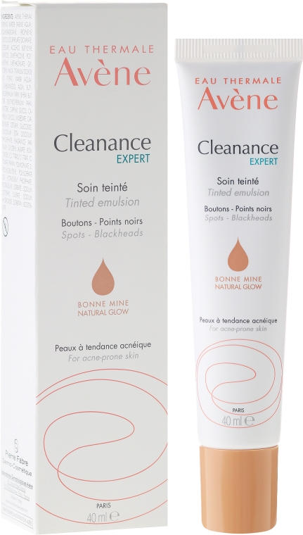 Koloryzująca emulsja do cery trądzikowej - Avène Cleanance Tinted Expert — Zdjęcie N1