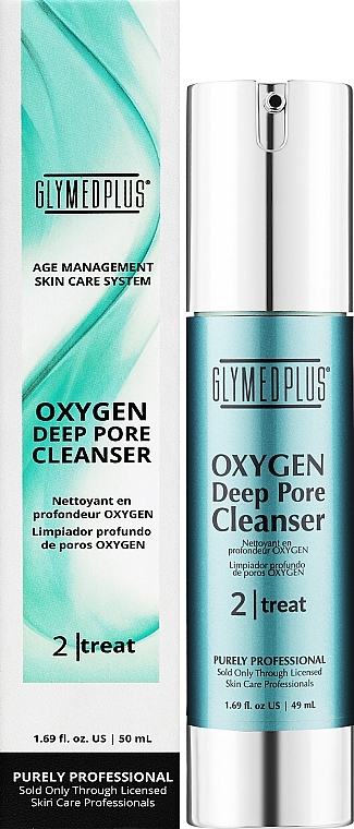 Tlenowy środek czyszczący pory - GlyMed Plus Age Management OXYGEN Deep Pore Cleanser — Zdjęcie N2