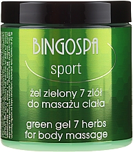 Żel do masażu z siedmioma ziołami - BingoSpa Massage Gel With Seven Herbs — Zdjęcie N1