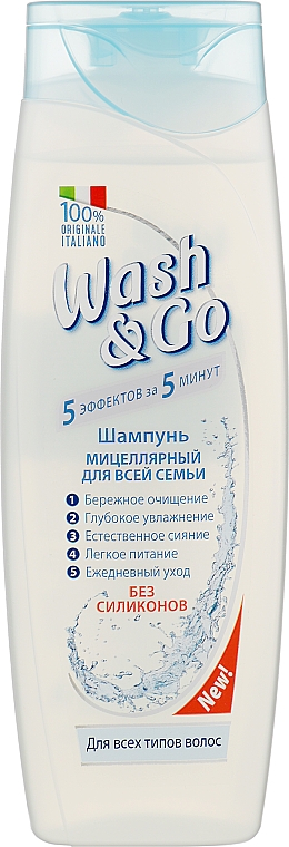 Szampon micelarny - Wash&Go Shampoo — Zdjęcie N3