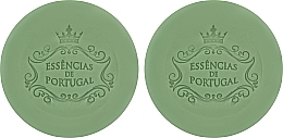 Naturalne mydło w kostce Eukaliptus - Essências de Portugal Tradition Jewel-Keeper Eucaliptus Soap (w pudełeczku z korka) — Zdjęcie N2