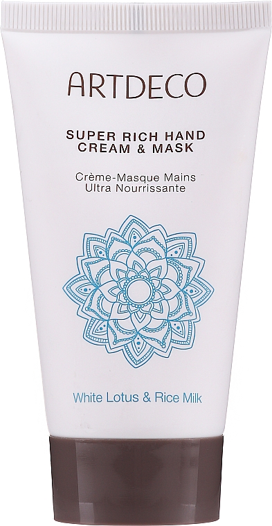 Intensywnie odżywczy krem-maska do rąk - Artdeco Senses Asian Spa Skin Purity Super Rich Hand Cream & Mask