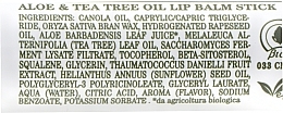 Balsam do ust z aloesem i drzewem herbacianym - Bioearth The Beauty Seed 2.0 — Zdjęcie N4