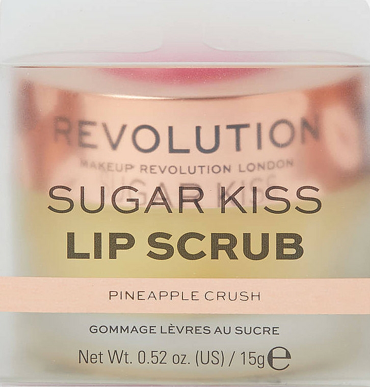 Peeling do ust Ananas - Makeup Revolution Lip Scrub Sugar Kiss Pineapple Crush — Zdjęcie N3