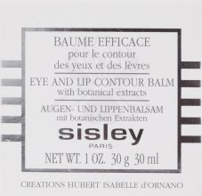 Pielęgnujący balsam do okolic oczu i ust - Sisley Botanical Eye And Lip Contour Balm — Zdjęcie N3