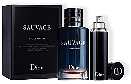 Dior Sauvage Gift Set - Zestaw (edp 100 ml + edp/mini 10 ml) — Zdjęcie N1