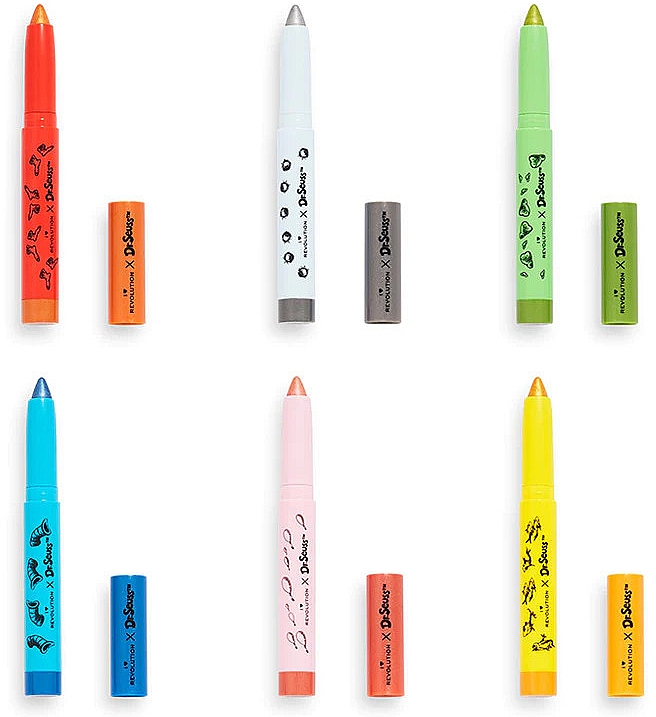 Zestaw kredek do oczu, 6 produktów - I Heart Revolution x Dr. Seuss Eye Crayon Collection — Zdjęcie N3