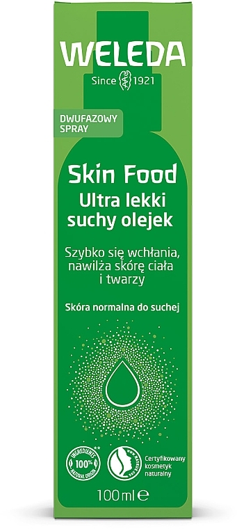 Ultralekki suchy olejek do twarzy i ciała - Weleda Skin Food Ultra Light Dry Oil