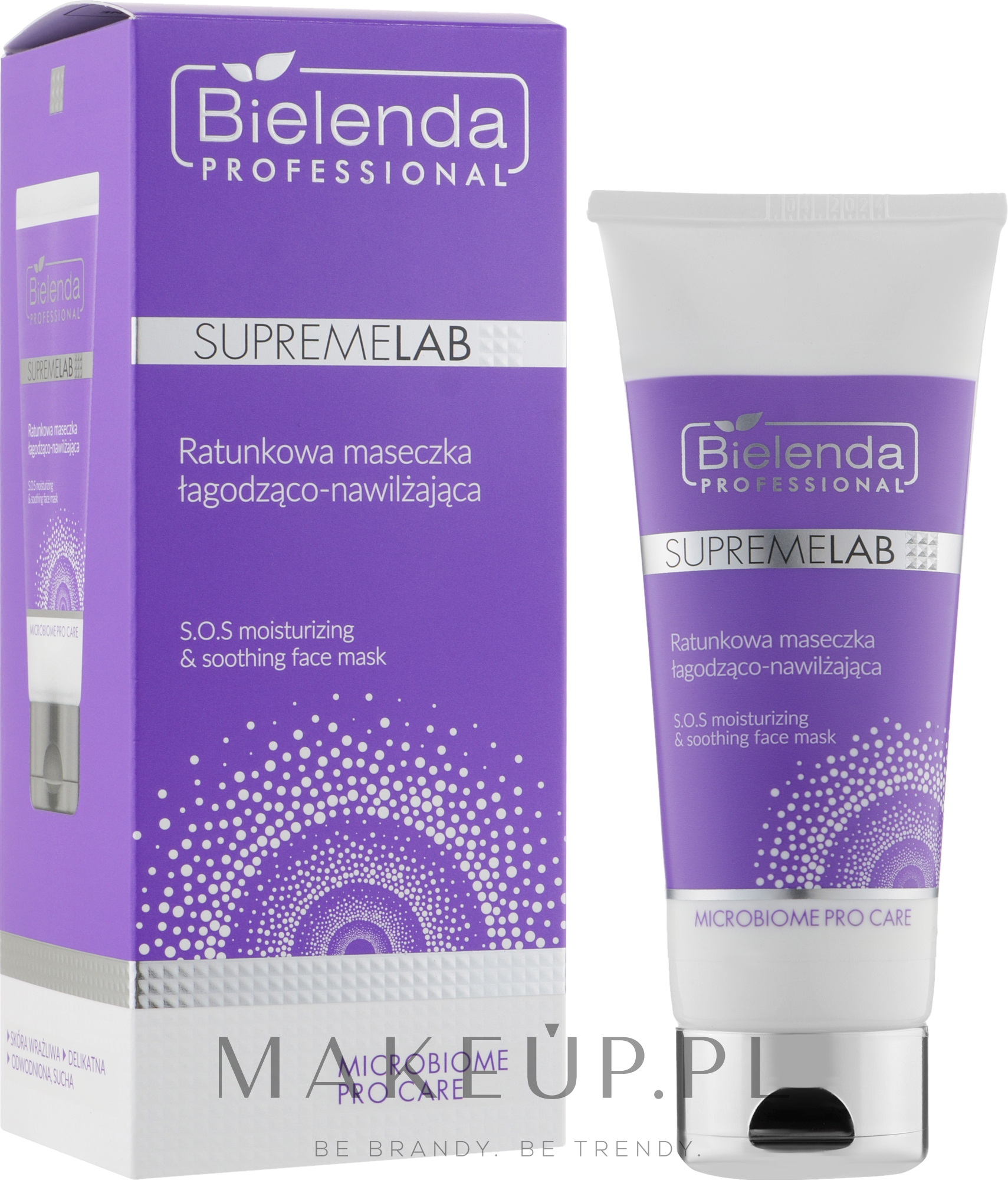 Bielenda Professional Supremelab Microbiome Pro Care Sos Moisturizingandsoothing Face Mask