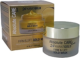 Kup 24-karatowa maseczka do twarzy - Absolute Care Lux 24 Karat Gold Firm & Lift Gold Mask