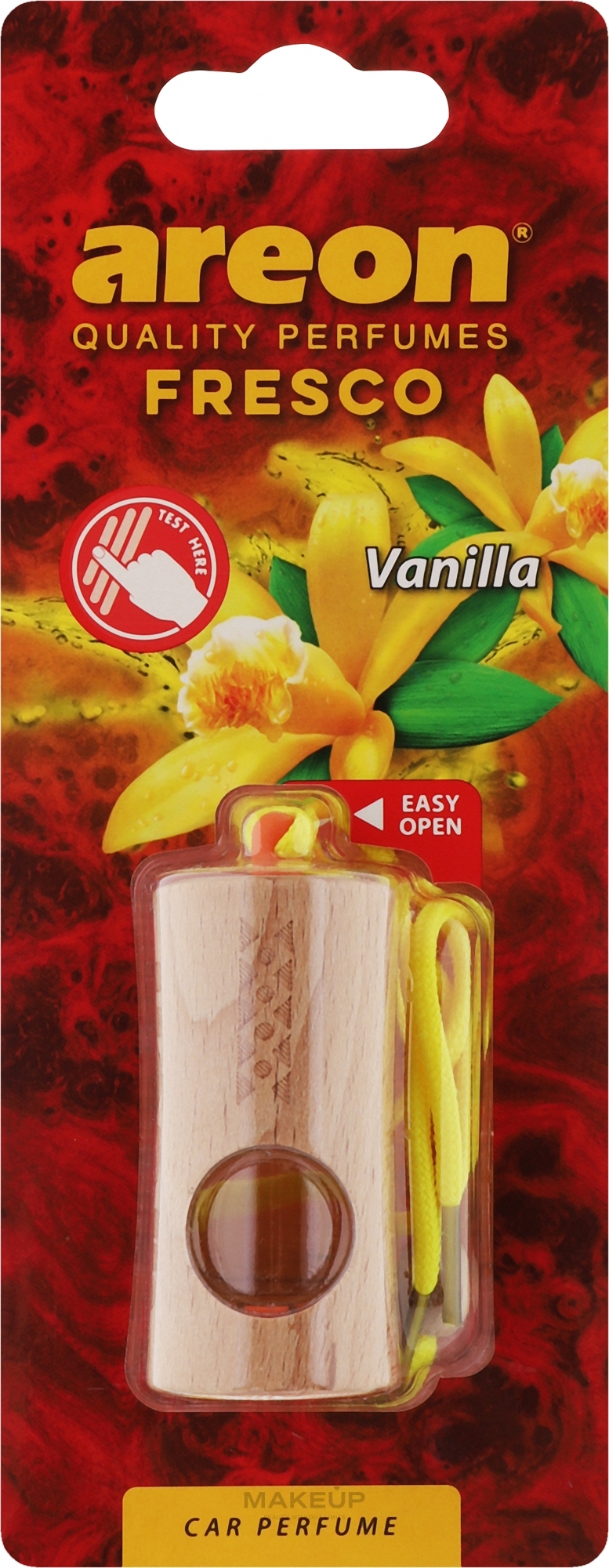 Odświeżacz powietrza do samochodu Vanilla - Areon Fresco New Vanilla Car Perfume — Zdjęcie 4 ml
