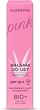 Regenerujący i ochronny balsam do ust z SPF 30 - Aloesove Pink Lip Balm SPF 30 — Zdjęcie N2
