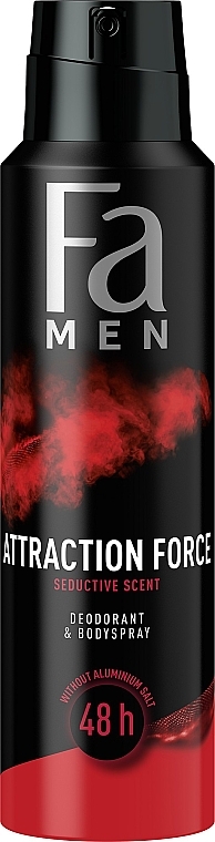 Dezodorant w sprayu dla mężczyzn - Fa Men Deodorant Attraction Force