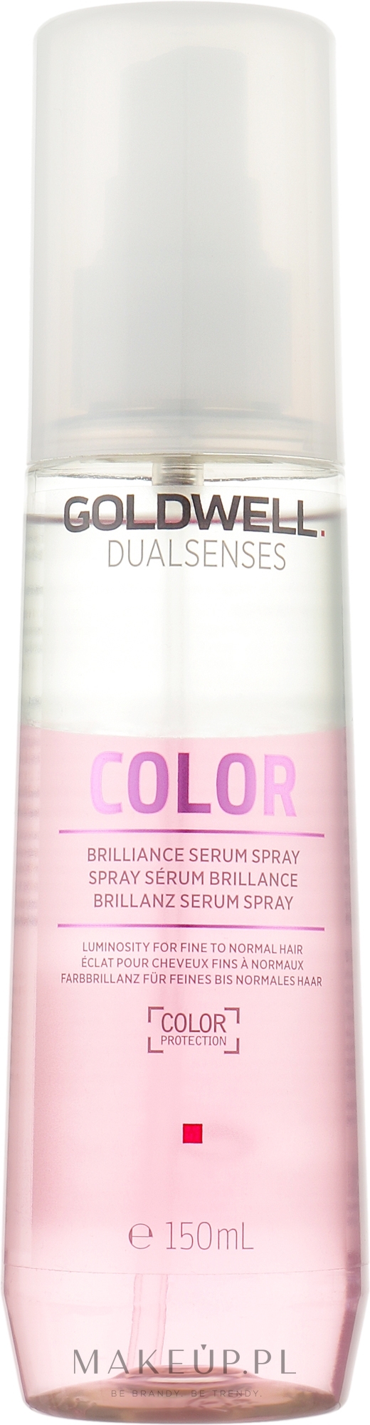 Nabłyszczające serum w sprayu do włosów farbowanych - Goldwell Dualsenses Color Brilliance Serum Spray — Zdjęcie 150 ml