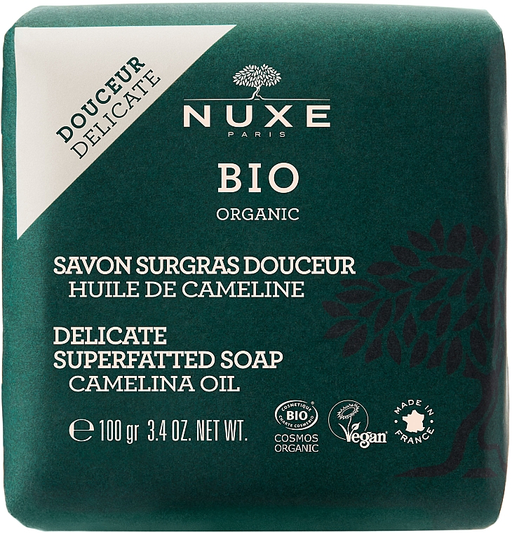 Mydło do twarzy i ciała - Nuxe Bio Organic Savon Surgras Douceur — Zdjęcie N1
