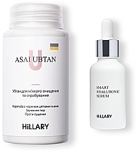 Kup Zestaw kosmetyków do pielęgnacji twarzy - Hillary Asai (ser/30ml + ubtan/50g)