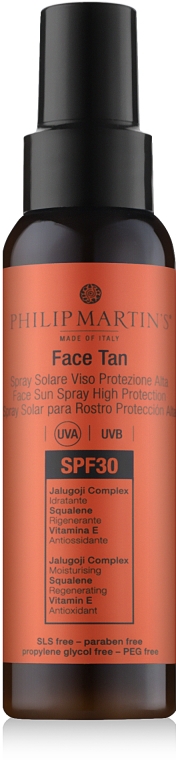 Przeciwsłoneczny spray do twarzy - Philip Martin's Face Tan SPF 30 — Zdjęcie N2