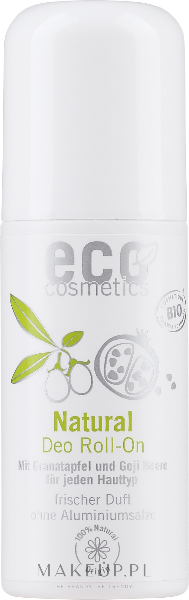 Dezodorant w kulce z granatem i jagodami goji - Eco Cosmetics Fresh Deo Roll-On — Zdjęcie 50 ml