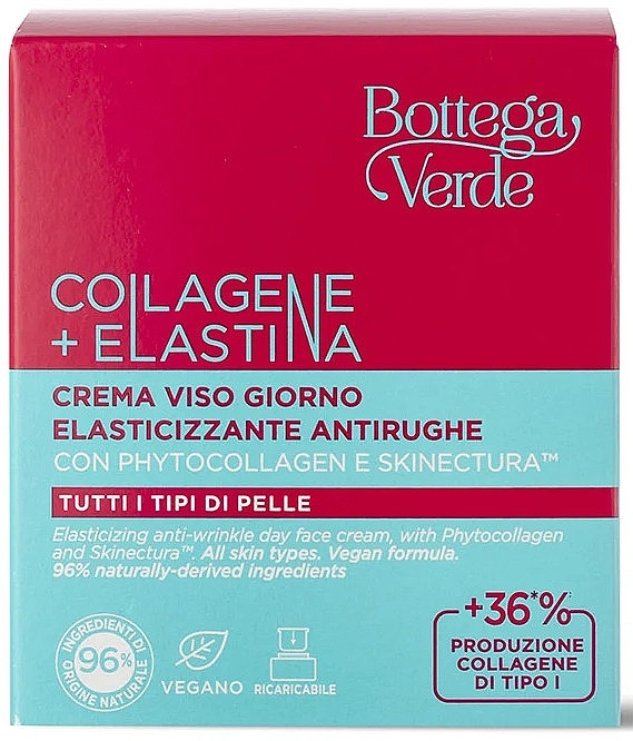 Krem do twarzy na dzień - Bottega Verde Collagen + Elastine Day Face Cream — Zdjęcie N2