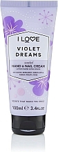 Kup Krem do rąk Fiołkowe Marzenie - I Love Violet Dreams Hand and Nail Cream
