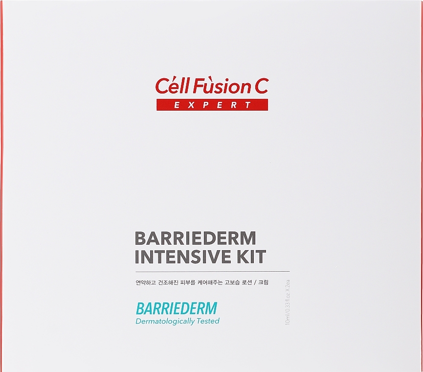 PREZENT! Zestaw - Cell Fusion C Barriederm Intensive (b/lotion/10ml + b/cream/10ml) — Zdjęcie N3