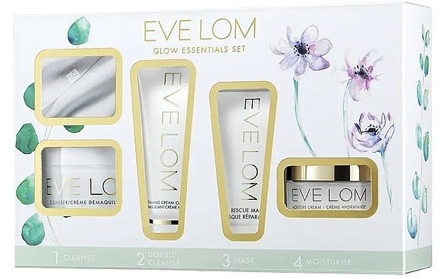 Zestaw, 5 produktów - Eve Lom Glow Essentials Set  — Zdjęcie N1