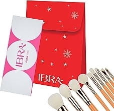 Zestaw - Ibra Gift Set 6 (pallet/6.9g + brushes/9pcs) — Zdjęcie N1