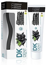 Kup Pasta do zębów + szczoteczka - Dermokil DKDent Activated CarbonToothpaste