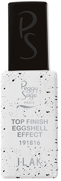 Top coat do paznokci - Peggy Sage Top Finish Eggshell Effect I-Lak — Zdjęcie N1