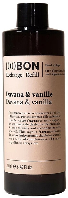 100BON Davana & Vanille - Woda kolońska (wymienna jednostka) — Zdjęcie N1