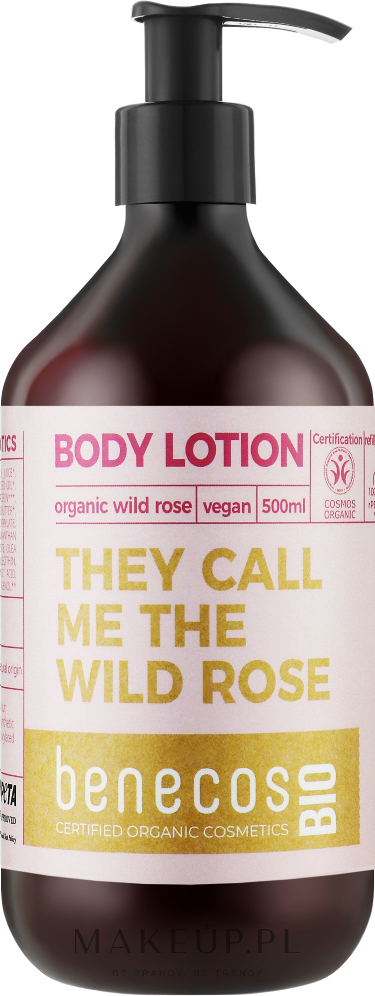 Balsam do ciała - Benecos Body Lotion With Wild Rose — Zdjęcie 500 ml