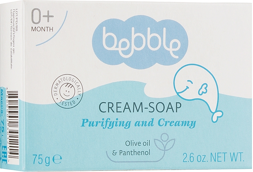 PRZECENA! Kremowe mydło dla dzieci - Bebble Cream-Soap * — Zdjęcie N1