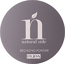 Puder brązujący do twarzy - Pupa Natural Side Bronzing Powder — Zdjęcie N2