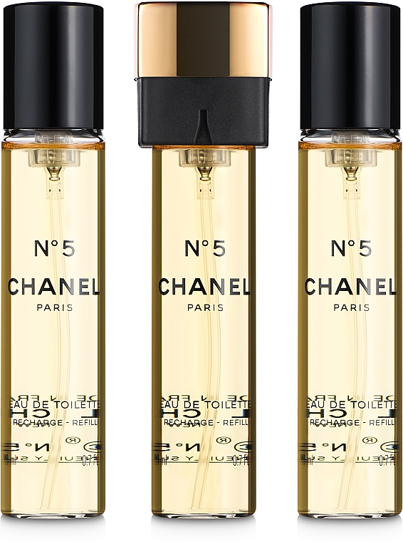 Chanel N°5 - Woda toaletowa (purse spray + dwa wymienne wkłady) — Zdjęcie N2