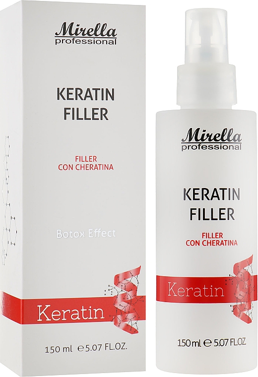 Wypełniacz keratynowy z efektem botoksu - Mirella Keratin Filer