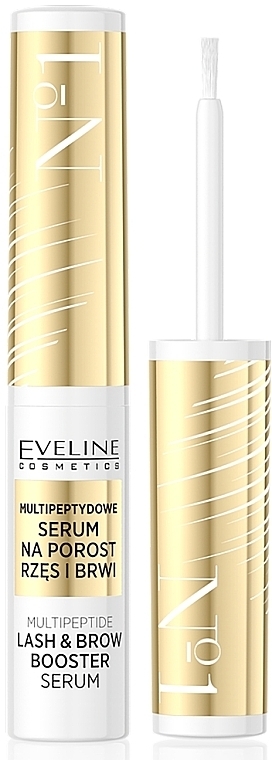 Multipeptydowe serum na porost rzęs i brwi - Eveline Cosmetics Multipeptide Lash & Brow Booster Serum — Zdjęcie N1