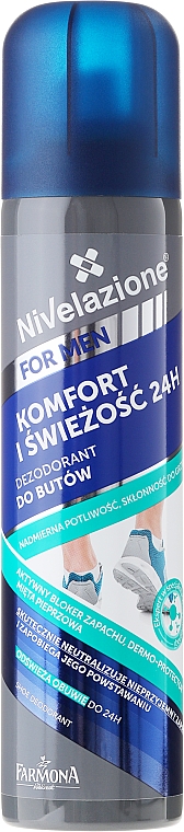 Dezodorant do butów - Farmona Nivelazione For Men Shoe Antiperspirant — Zdjęcie N1