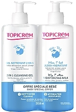 Zestaw - Topicrem Baby (b/milk/500ml + gel/500ml) — Zdjęcie N1