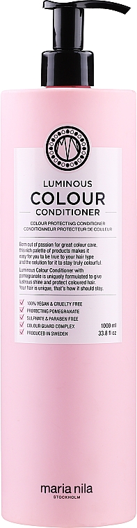 Odżywka do włosów farbowanych - Maria Nila Luminous Color Conditioner  — Zdjęcie N3