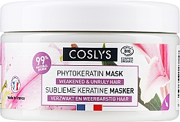 Maska z organiczną lilią i keratyną do włosów osłabionych i niezdyscyplinowanych - Coslys Sublime Keratine Mask — Zdjęcie N3