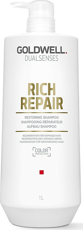 Kremowy szampon - Goldwell Dualsenses Rich Repair Restoring Shampoo — Zdjęcie N2