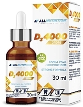 Kup Witamina D3 w kroplach - AllNutrition Vitamin D3 4000 Drops