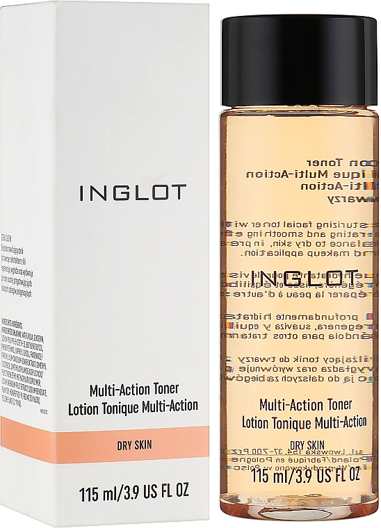 Tonik do skóry suchej - Inglot Multi-Action Toner Dry Skin — Zdjęcie N1