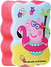Gąbka do kąpieli dla dzieci Świnka Peppa, Peppa na plaży, czerwona - Suavipiel Peppa Pig Bath Sponge — Zdjęcie N1
