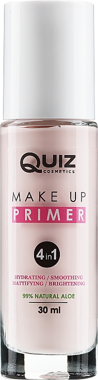 Baza pod makijaż 4 w 1 - Quiz Cosmetics Make Up Primer 4 In 1  — Zdjęcie N1