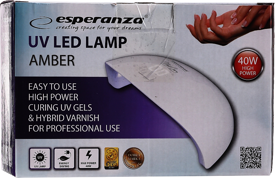 PRZECENA! Lampa UV/LED do paznokci - Esperanza EBN009 * — Zdjęcie N3