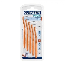 Kup Szczoteczki międzyzębowe 1,4 mm, 5 szt., pomarańczowe - Curaprox Curasept Proxi Treatment Angle T14 Orange